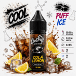 CoolPuff Cola Lemon kola ve limonlu likit şişesi